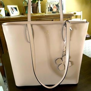 Kate Spade Light Beige Leather Tote- NWOT